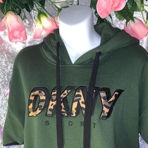 DKNY Sport Dress midi green
